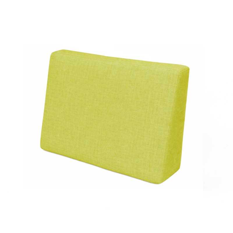 Coussin de Latéral pour Palette, 60x40x20/10 cm, Vert Lime