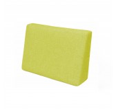 Coussin de Latéral pour Palette, 60x40x20/10 cm, Vert Lime