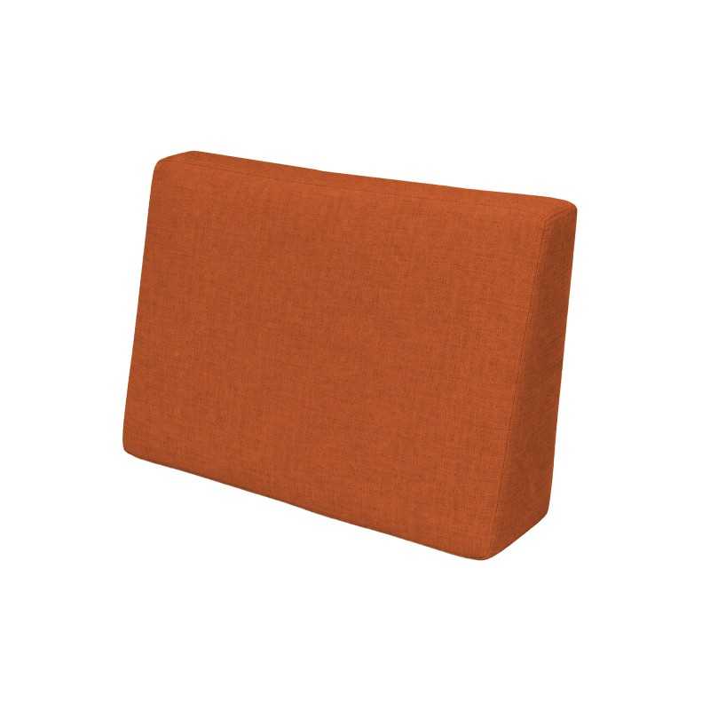 Coussin de Latéral pour Palette, 60x40x20/10 cm, Orange