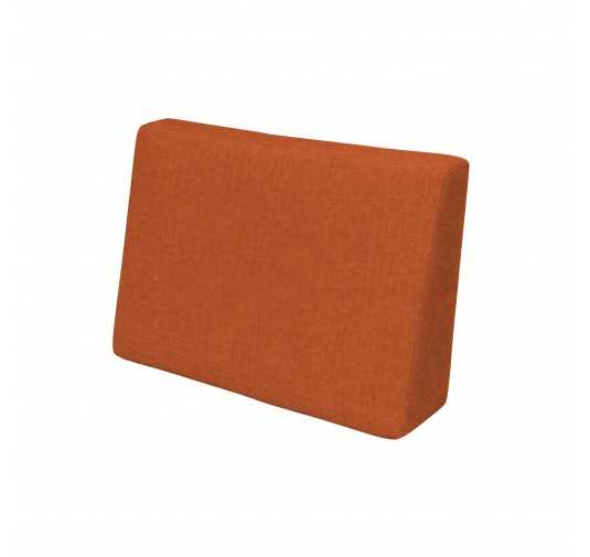 Coussin de Latéral pour Palette, 60x40x20/10 cm, Orange