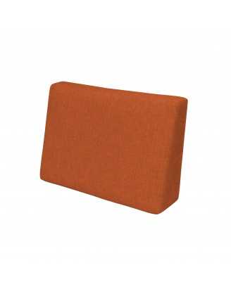 Coussin de Latéral pour Palette, 60x40x20/10 cm, Orange
