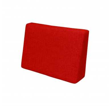 Coussin de Latéral pour Palette, 60x40x20/10 cm, Rouge