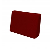 Coussin de Latéral pour Palette, 60x40x20/10 cm, Bordeaux