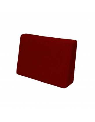 Coussin de Latéral pour Palette, 60x40x20/10 cm, Bordeaux