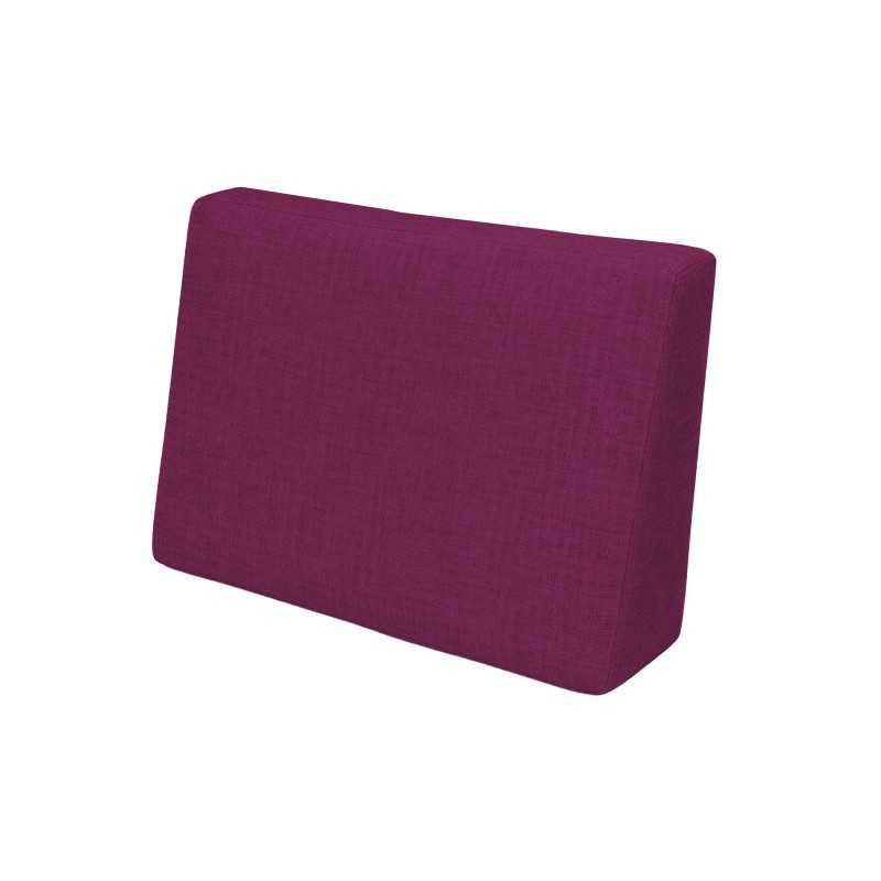 Coussin de Latéral pour Palette, 60x40x20/10 cm, Violet