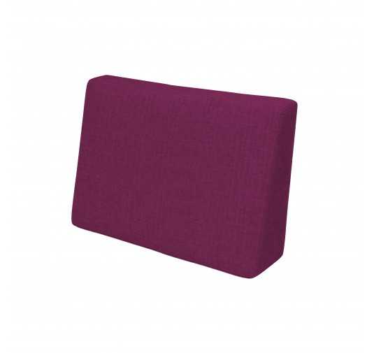Coussin de Latéral pour Palette, 60x40x20/10 cm, Violet