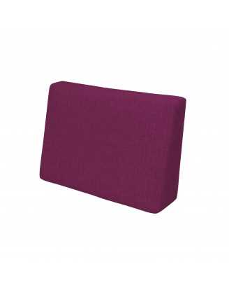 Coussin de Latéral pour Palette, 60x40x20/10 cm, Violet