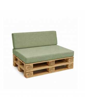 Set de 2 Coussins pour Palettes 120x80 + 120x40 Vert