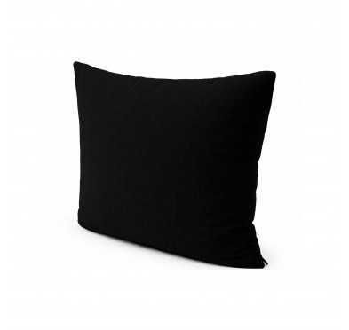 Petit Coussin Décoratif pour Palette et Canapé de Jardin, 40x40 cm, Noir