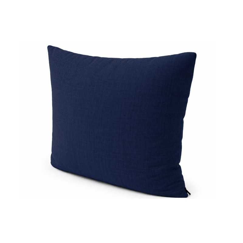 Petit Coussin Décoratif pour Palette et Canapé de Jardin, 40x40 cm, Bleu Foncé