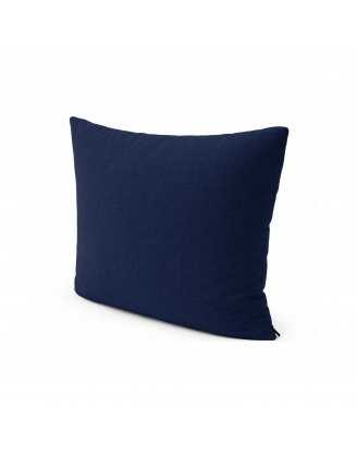 Petit Coussin Décoratif pour Palette et Canapé de Jardin, 40x40 cm, Bleu Foncé