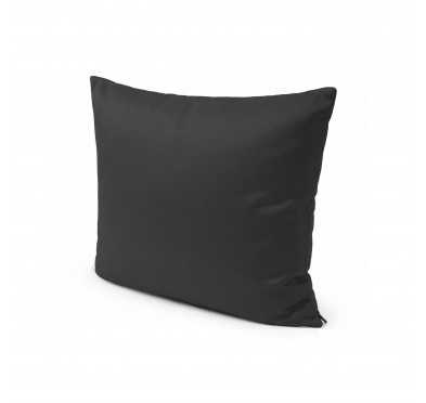 Petit Coussin Décoratif pour Palette, Imperméable, 40x40 cm, Noir