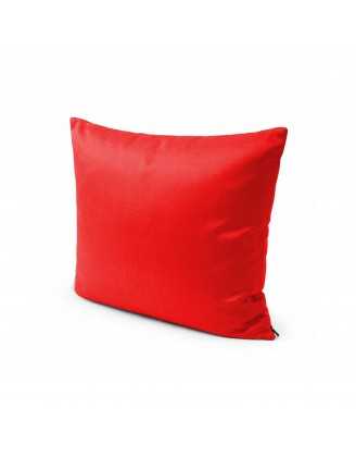 Petit Coussin Décoratif pour Palette, Imperméable, 40x40 cm, Rouge