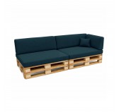 Set de 6 Coussins pour Palettes 120x80 + 120x40 Vert Foncé