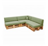 Set de 8 Coussins pour Palettes 120x80 + 120x40 Vert