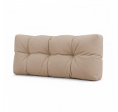 Coussin de Dossier Matelassé pour Palettes 120x40x15 Beige Coussin de Dossier Matelassé pour Palettes 120x40x15 Beige