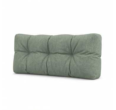 Coussin de Dossier Matelassé pour Palettes 120x40x15 Vert