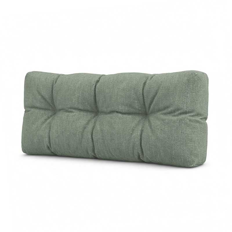 Coussin de Dossier Matelassé pour Palettes 120x40x15 Vert