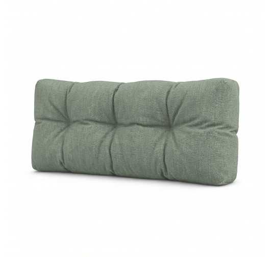 Coussin de Dossier Matelassé pour Palettes 120x40x15 Vert