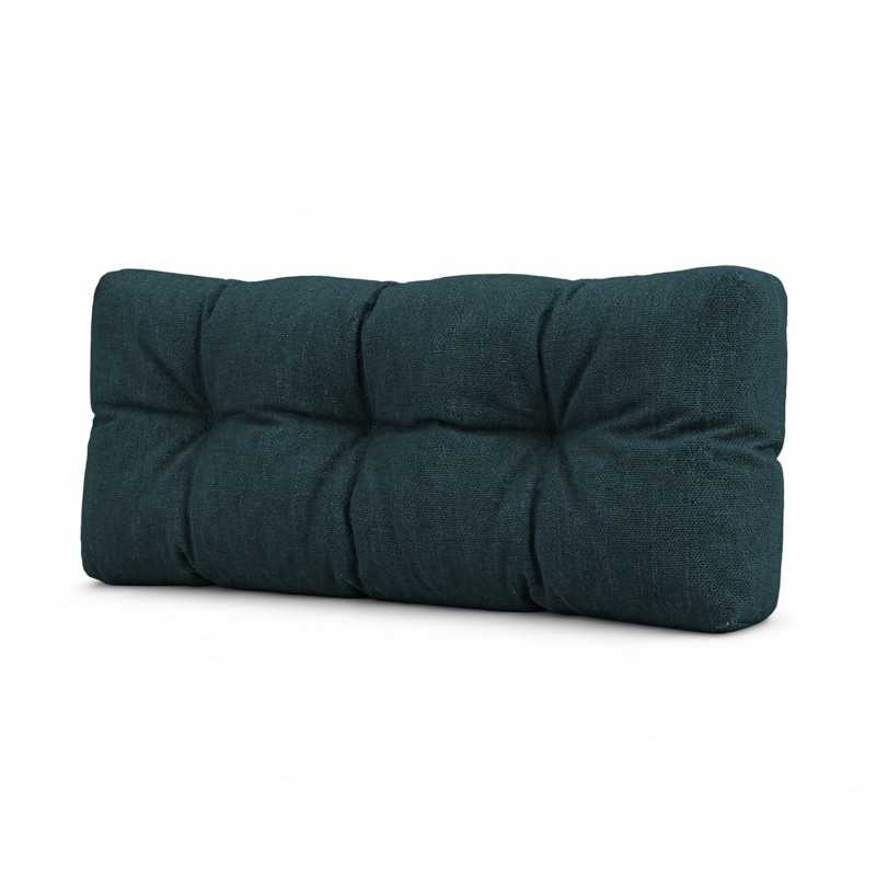 Coussin de Dossier Matelassé pour Palettes 120x40x15 Vert Foncé