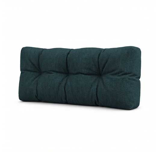 Coussin de Dossier Matelassé pour Palettes 120x40x15 Vert Foncé