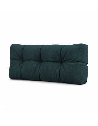 Coussin de Dossier Matelassé pour Palettes 120x40x15 Vert Foncé