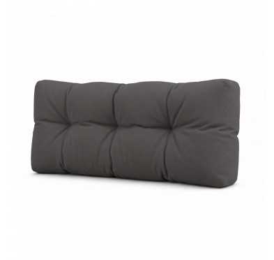 Coussin de Dossier Matelassé pour Palettes 120x40x15 Anthracite