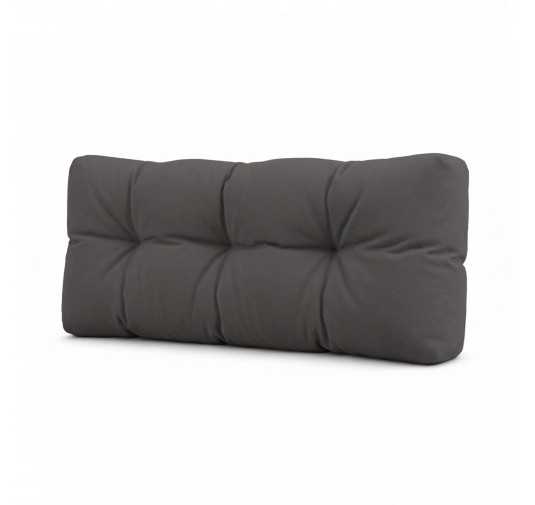 Coussin de Dossier Matelassé pour Palettes 120x40x15 Anthracite