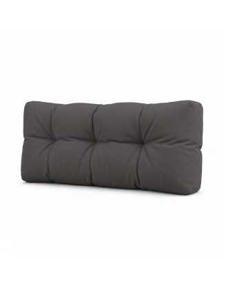 Coussin de Dossier Matelassé pour Palettes 120x40x15 Anthracite