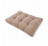 Coussin de Siège Matelassé pour Palettes 120x80x15 Beige