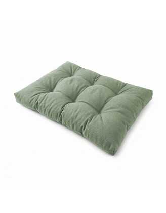 Coussin de Siège Matelassé pour Palettes 120x80x15 Vert