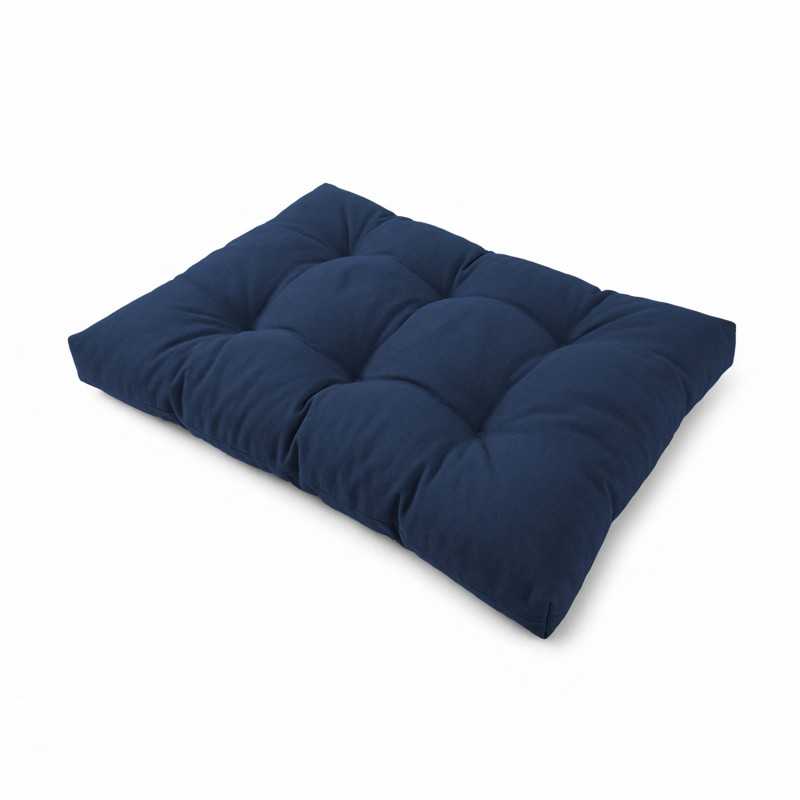 Coussin de Siège Matelassé pour Palettes 120x80x15 Bleu Foncé Coussin de Siège Matelassé pour Palettes 120x80x15 Bleu Foncé
