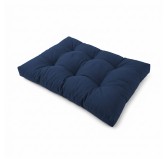 Coussin de Siège Matelassé pour Palettes 120x80x15 Bleu Foncé Coussin de Siège Matelassé pour Palettes 120x80x15 Bleu Foncé