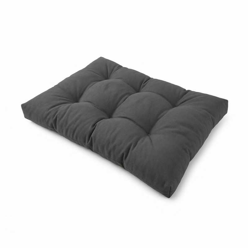 Coussin de Siège Matelassé pour Palettes 120x80x15 Anthracite