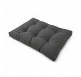 Coussin de Siège Matelassé pour Palettes 120x80x15 Anthracite