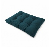 Coussin de Siège Matelassé pour Palettes 120x80x15 Vert Foncé