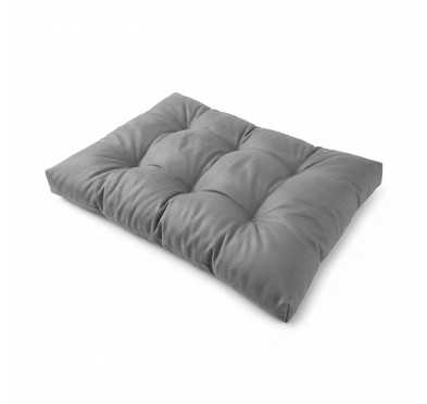 Coussin de siège pour palette, imperméable, matelassé, 120x80x15, Gris