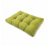 Coussin de Siège pour Palette, Matelassé, 120x80x15 cm, Vert Lime