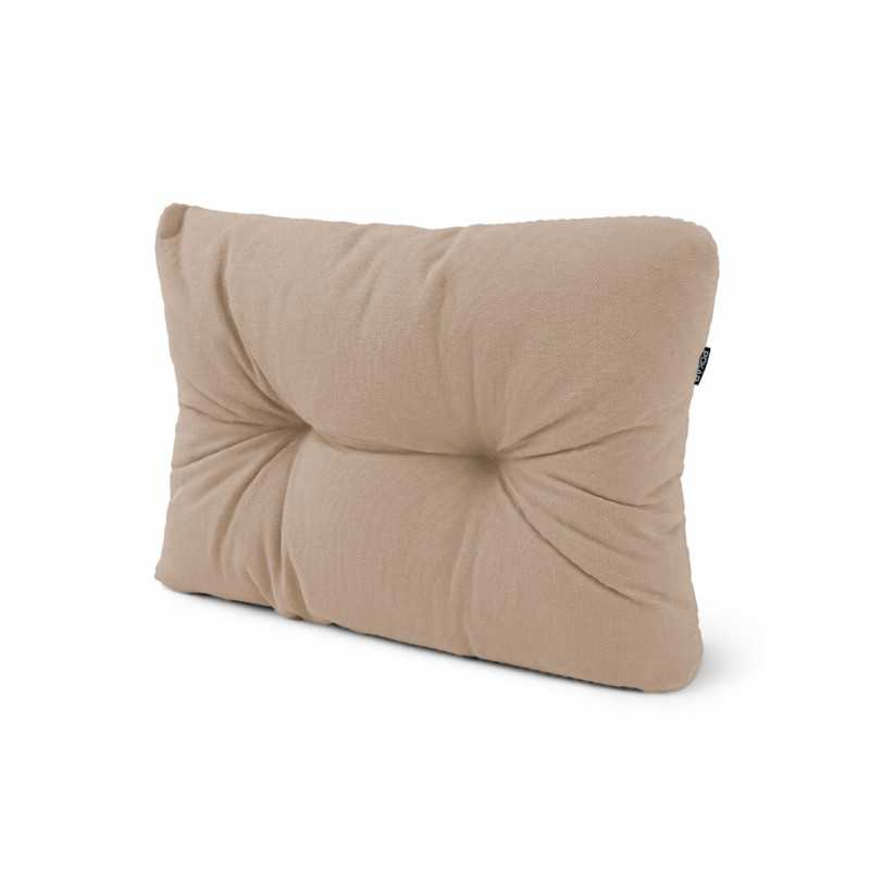 Coussin de Latéral Matelassé pour Palettes 60x40x15 Beige