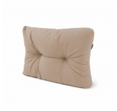 Coussin de Latéral Matelassé pour Palettes 60x40x15 Beige