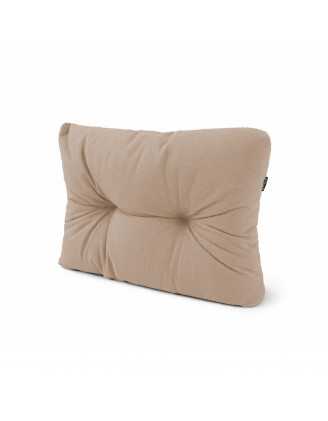Coussin de Latéral Matelassé pour Palettes 60x40x15 Beige