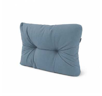 Coussin de Latéral Matelassé pour Palettes 60x40x15 Bleu