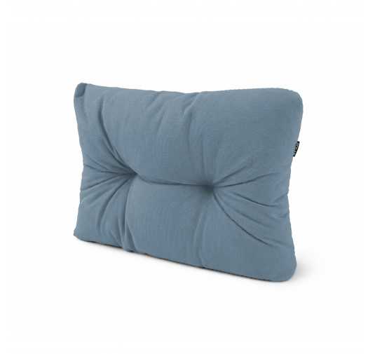 Coussin de Latéral Matelassé pour Palettes 60x40x15 Bleu