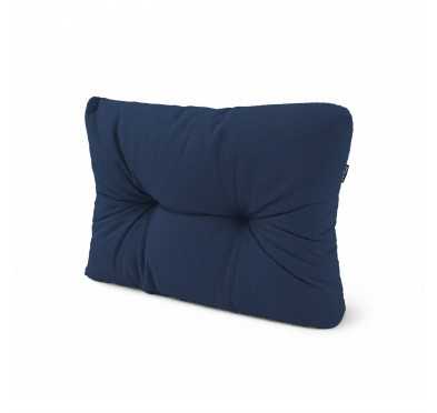 Coussin de Latéral Matelassé pour Palettes 60x40x15 Bleu Foncé