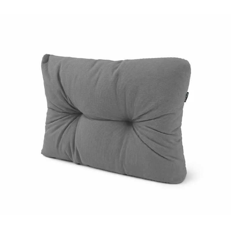 Coussin de Latéral Matelassé pour Palettes 60x40x15 Gris