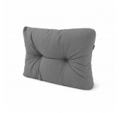 Coussin de Latéral Matelassé pour Palettes 60x40x15 Gris