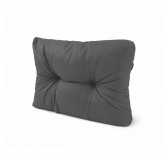 Coussin de Latéral pour palette, imperméable, matelassé, 60x40x15, Anthracite