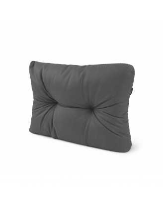 Coussin de Latéral pour palette, imperméable, matelassé, 60x40x15, Anthracite