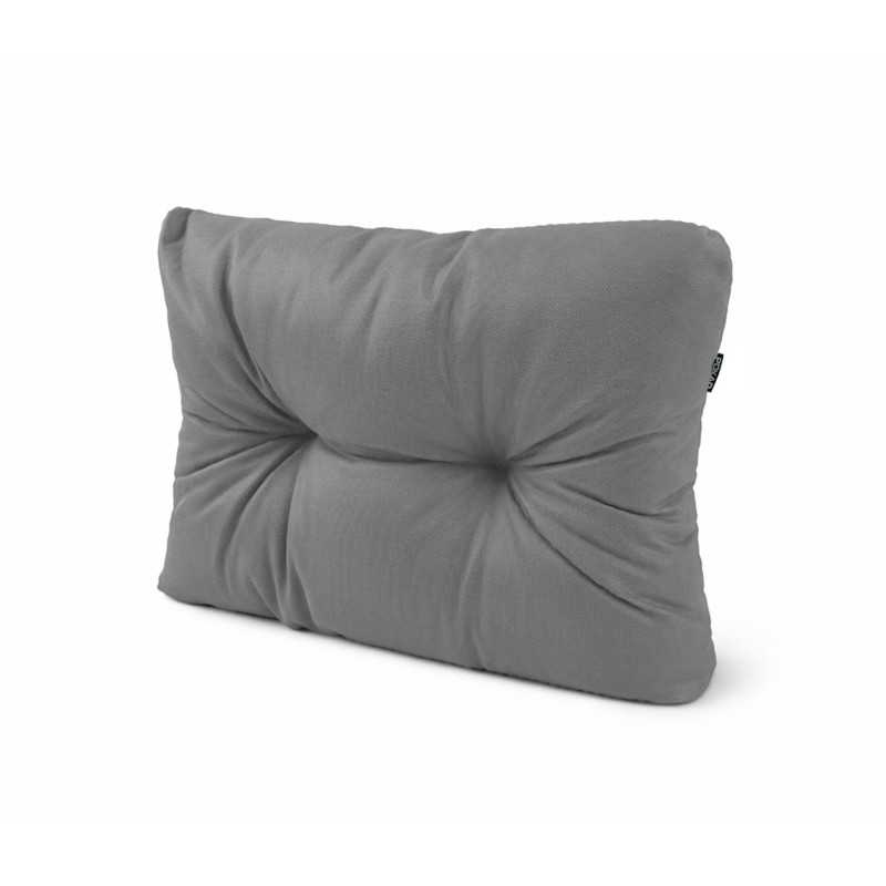 Coussin de Latéral pour palette, imperméable, matelassé, 60x40x15, Gris