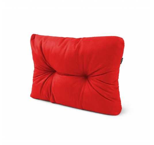 Coussin de Latéral pour palette, imperméable, matelassé, 60x40x15, Rouge